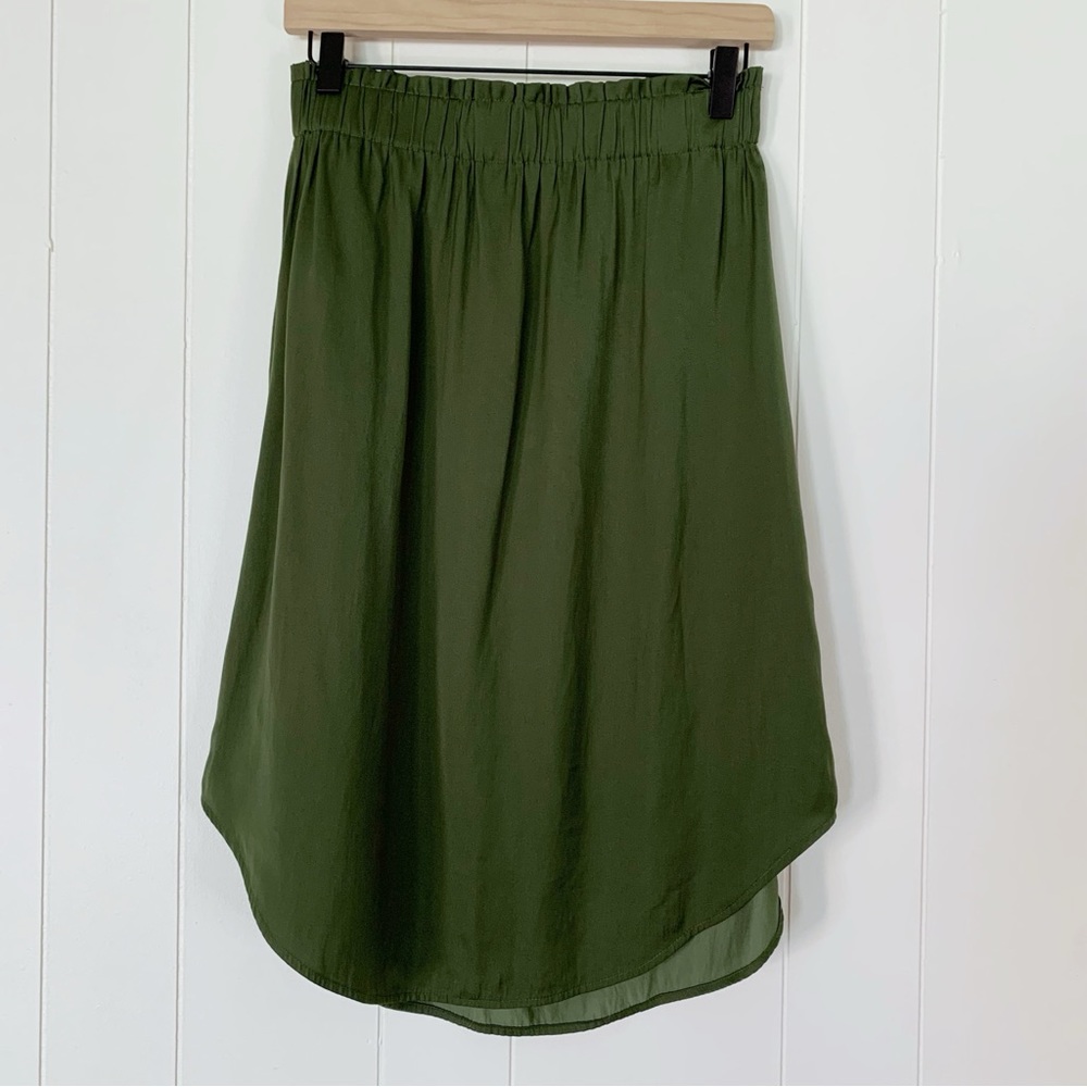 LOFT Green Skirt XS - Picture 1 of 6
